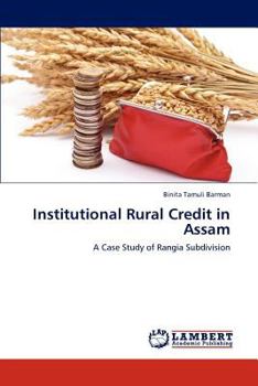 Paperback Institutional Rural Credit in Assam Book