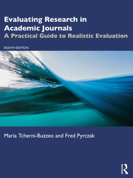 Paperback Evaluating Research in Academic Journals: A Practical Guide to Realistic Evaluation Book