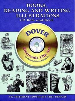Books, Reading and Writing Illustrations CD-ROM and Book (Dover Electronic Clip Art)