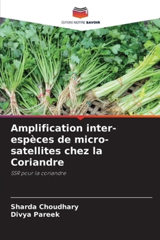 Paperback Amplification inter-espèces de micro-satellites chez la Coriandre [French] Book