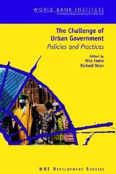 Paperback The Challenge of Urban Government: Policies and Practices Book