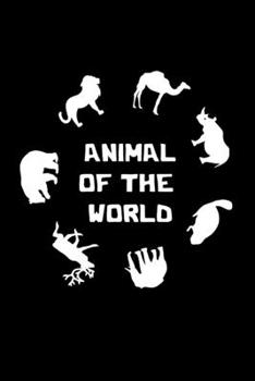 Paperback Animals of the world: Food Journal - Track your Meals - Eat clean and fit - Breakfast Lunch Diner Snacks - Time Items Serving Cals Sugar Pro Book