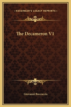 Hardcover The Decameron V1 Book