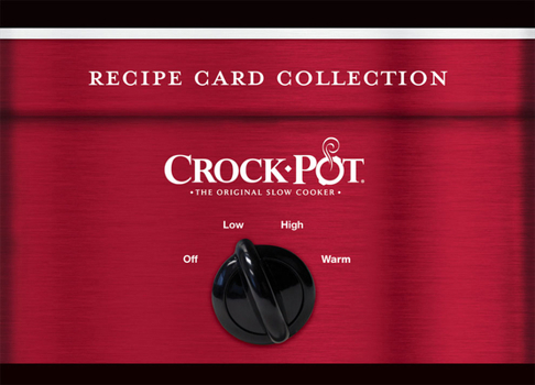 Misc. Crockpot Recipe Card Collection Tin (Red) Book