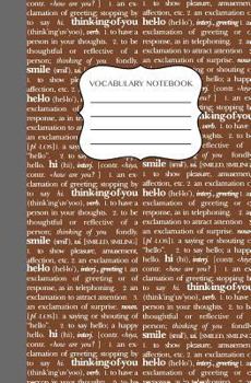 Vocabulary Notebook: Word Diary to Build Vocabulary Brown Cover (Learn by Writing)
