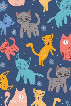 Paperback Address Book: For Contacts, Addresses, Phone, Email, Note, Emergency Contacts, Alphabetical Index With Scandinavian Cat Kitten Seaml Book