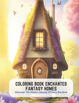 Paperback Coloring Book Enchanted Fantasy Homes: Discover The Hidden Beauty Of Fairy Gardens Book