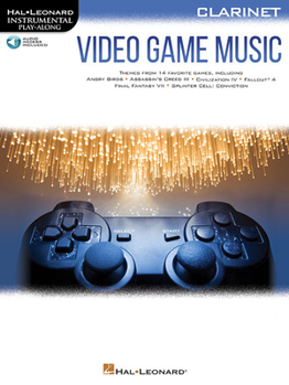 Misc. Video Game Music - Clarinet Book/Online Audio Book