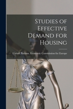 Paperback Studies of Effective Demand for Housing Book