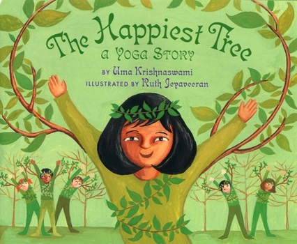 Paperback The Happiest Tree: A Yoga Story Book
