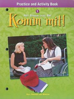 Paperback Komm mit!: Practice and Activity Book Level 1 [German] Book
