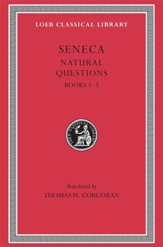 Hardcover Natural Questions, Volume I: Books 1-3 [Latin] Book