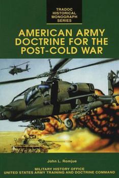 Paperback American Army Doctrine for the Post-Cold War Book