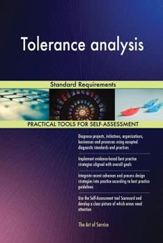 Paperback Tolerance analysis: Standard Requirements Book