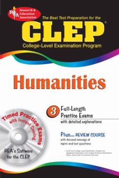 Paperback CLEP Humanities: The Best Test Preparation for the CLEP [With CDROM] Book