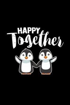 Paperback Happy together: 6x9 Penguins - blank with numbers paper - notebook - notes Book