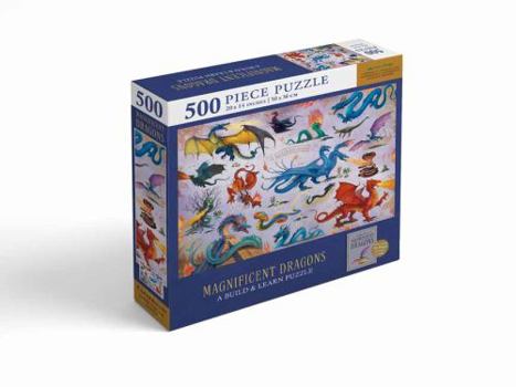 Hardcover Magnificent Dragons Jigsaw Puzzle Book
