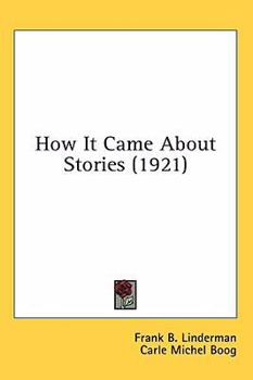 Hardcover How It Came About Stories (1921) Book