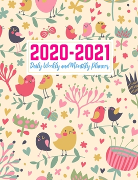 2020-2021 Daily Weekly and Monthly Planner: Pretty Two Year Jan 1, 2020 - Dec 31, 2021 Calendar Organizer and Appointment Schedule Agenda Journal for ... - 24 Months Planner - Creative AG 0030