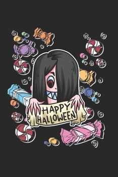 Funny Halloween Notebook: Graph Paper Journal 6x9 - 120 Pages