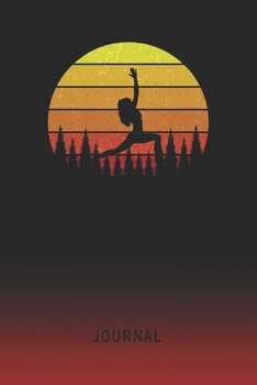Journal: Blank Yoga Personal Writing Diary | Old School Retro Vintage Sunset 80s Cover | Daily Journalism Diaries for Journalists & Writers | ... Set Goals & Write about your Life & Interests