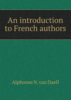 Paperback An introduction to French authors Book