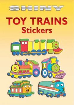 Paperback Shiny Toy Trains Stickers Book