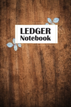 Ledger Notebook: Expense Tracker - Account Book for Small Business Record and Tracker