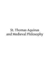 Paperback St. Thomas Aquinas and Medieval Philosophy Book