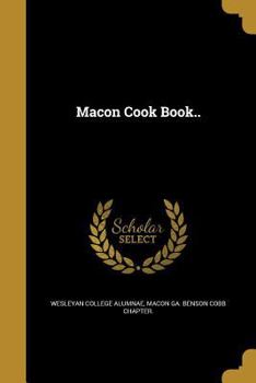 Paperback Macon Cook Book.. Book
