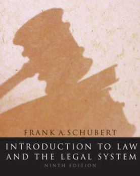 Hardcover Introduction to Law and the Legal System Book