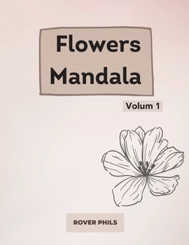 Paperback Flowers Mandalas Book