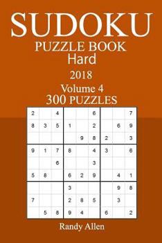 Paperback 300 Hard Sudoku Puzzle Book - 2018 Book