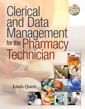 Paperback Clerical and Data Management for the Pharmacy Technician [With CDROM] Book