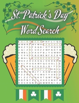 Paperback St. Patrick's Day Word Search: Activity Book with Unique Puzzles for Teens and Adults. Book
