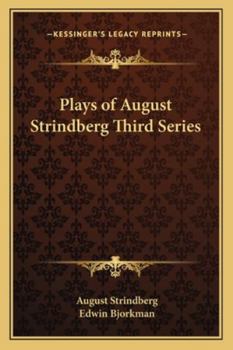 Plays of August Strindberg Third Series