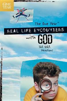 Paperback The One Year Real Life Encounters with God: 365 Q&A Devotions Book