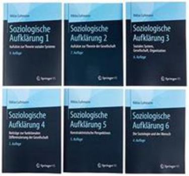 Paperback Soziologische Aufklärung 1 Bis 6 [German] Book