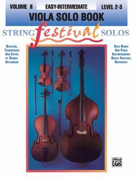 Paperback String Festival Solos, Vol 2: Viola Solo Book