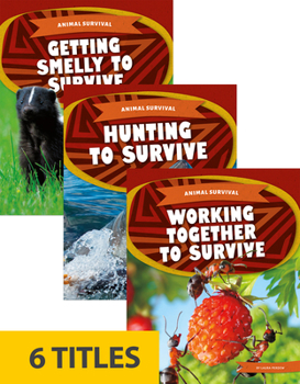 Paperback Animal Survival (Set of 6) Book