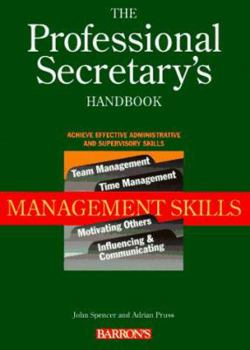 Paperback Professional Secretary's Handbook of Management Skills Book