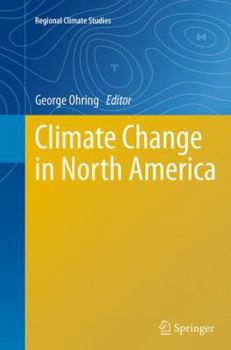Paperback Climate Change in North America Book