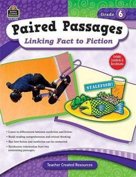 Paperback Paired Passages: Linking Fact to Fiction Grade 6 Book