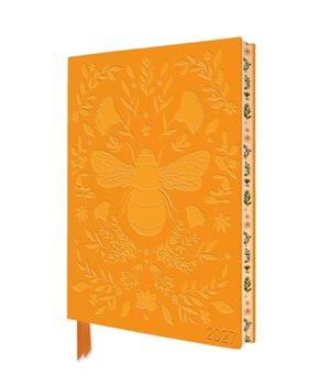 Jade Mosinski: Bee 2027 Artisan Art Vegan Leather Diary Planner - Page to View with Notes
