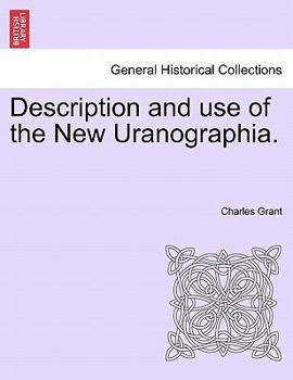 Paperback Description and Use of the New Uranographia. Book