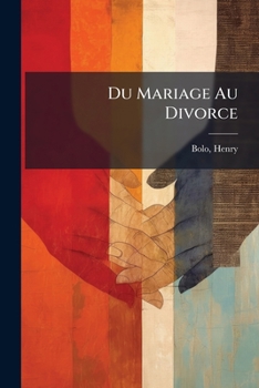 Paperback Du Mariage Au Divorce [French] Book