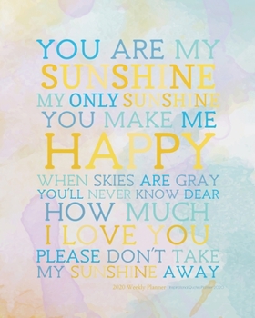 Inspirational Quotes Planner 2020: Inspirational Quote Yearly Monthly Calendar 2020, Weekly Planner 2020, Daily Agenda Weekly Personal Organizer, 8x10 ... daily planner/2020 weekly planner Series)