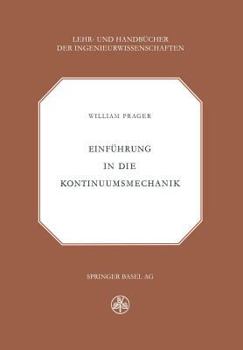 Paperback Einführung in Die Kontinuumsmechanik [German] Book