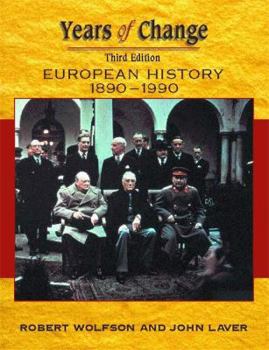 Paperback Years of Change: Europe, 1890-1990 Book