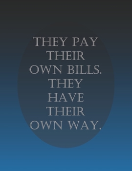 Paperback They Pay Their Own Bills.: Simple Monthly Bill Payments Checklist Organizer And Straight to the Point/ Size 8.5 x 11 Book